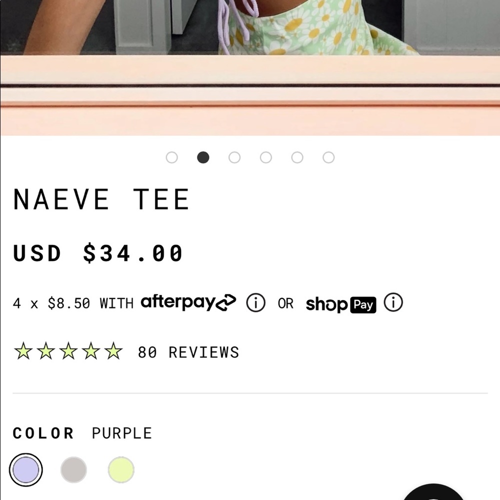Princess Polly Purple Naeve Ruched Tee - Picture 5 of 8